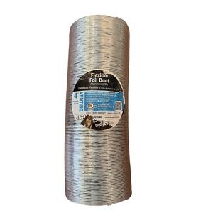 IMPERIAL Aluminum 4 Inch X 240 Inch 20 Ft Flexible Foil Duct Gen Purpose Venting